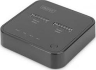 Doking stacion Digitus DA-71545, për M.2 NVMe SSD, USB 3.2 Gen 2 Type-C, i zi