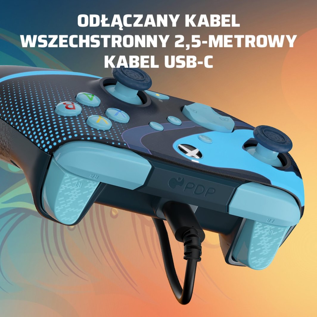 Kontroller PDP XS Rematch, me kabllo, i kaltër
