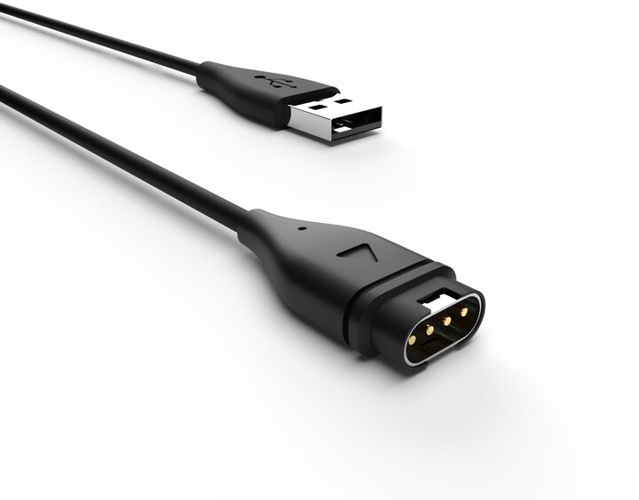 Kabllo karikimi FIXED USB për Garmin Vivoactive 4S dhe orë të tjera Garmin, e zezë