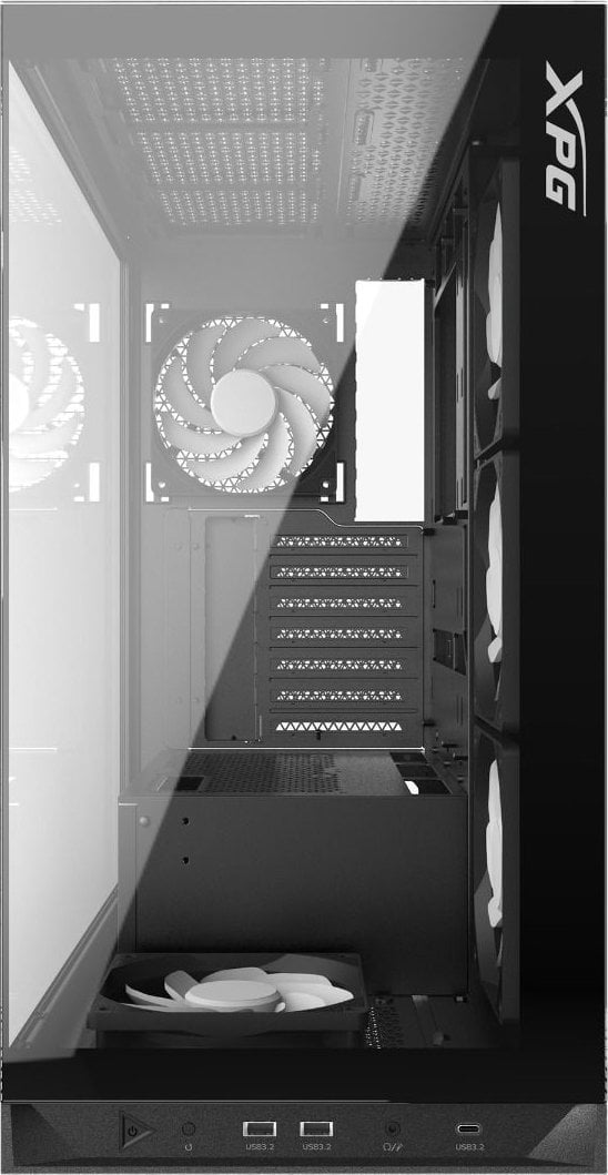 Kasë ADATA XPG Invader X BTF RGB, e zezë, Midi Tower