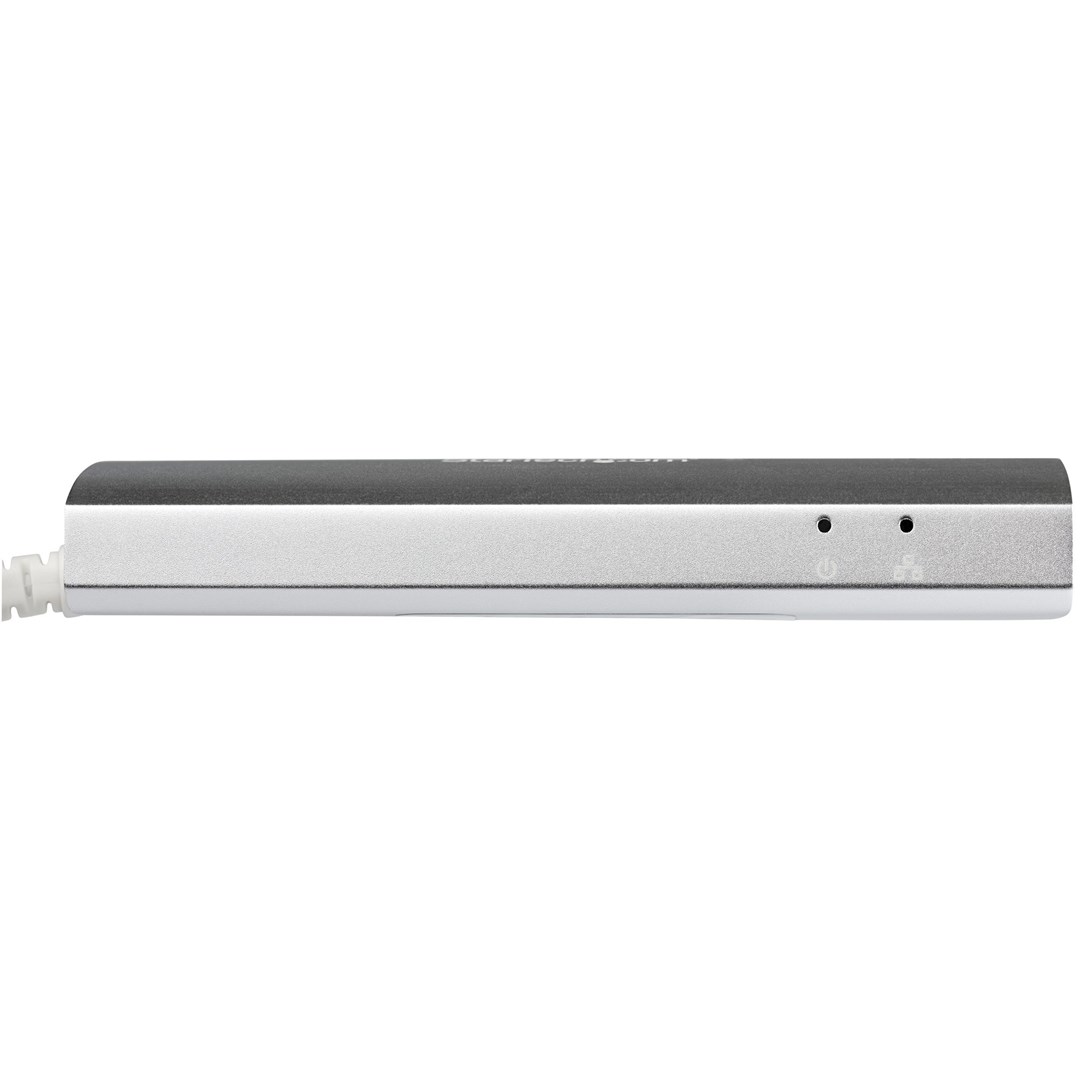 USB Hub StarTech.com ST3300G3UA, 3 porte + GbE, alumini, i argjendtë
