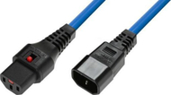 Kabllo rryme Microconnect MC-C13C14LOCK-1.5MB, 1.5m, C13 C14, blu