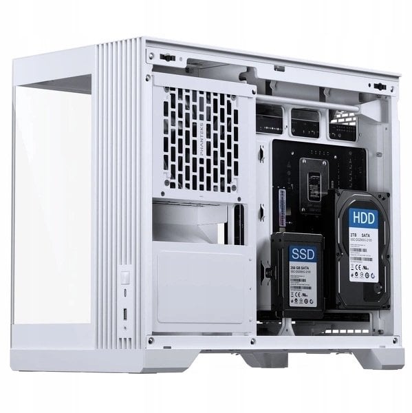 Kasa kompjuterike Phanteks XT V3, Micro ATX, me xham të kalitur, e bardhë