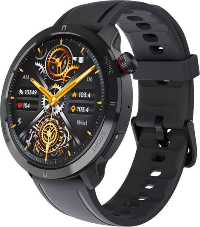 Smartwatch Rubicon RNCF14, ekran 1.43" AMOLED, thirrje BT, i zi
