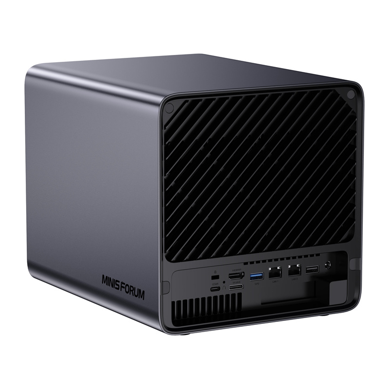 Server NAS Minisforum N5 AI, Ryzen 7 255, 16GB RAM, i zi 3