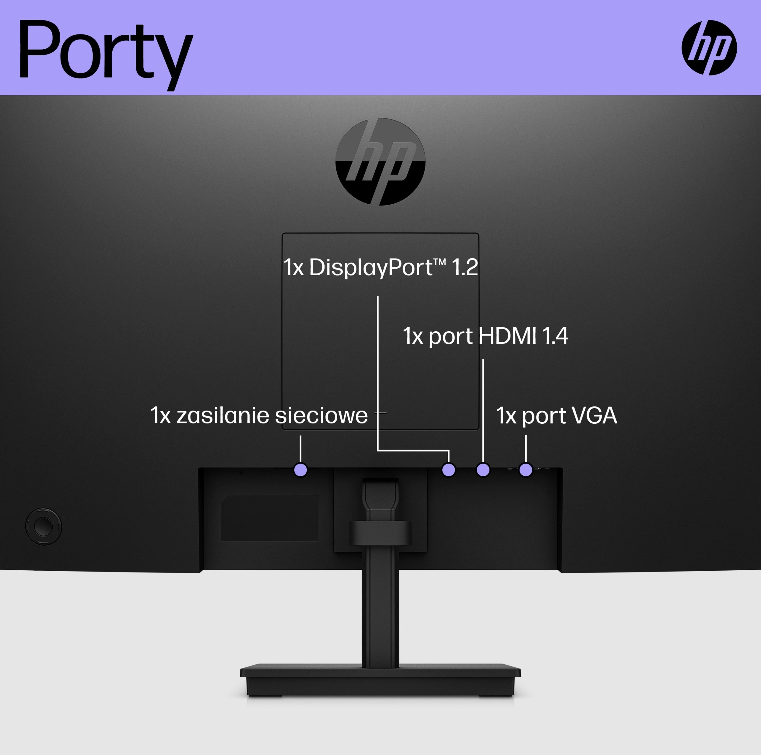 Monitor HP V24i G5, 23.8", FHD, i zi