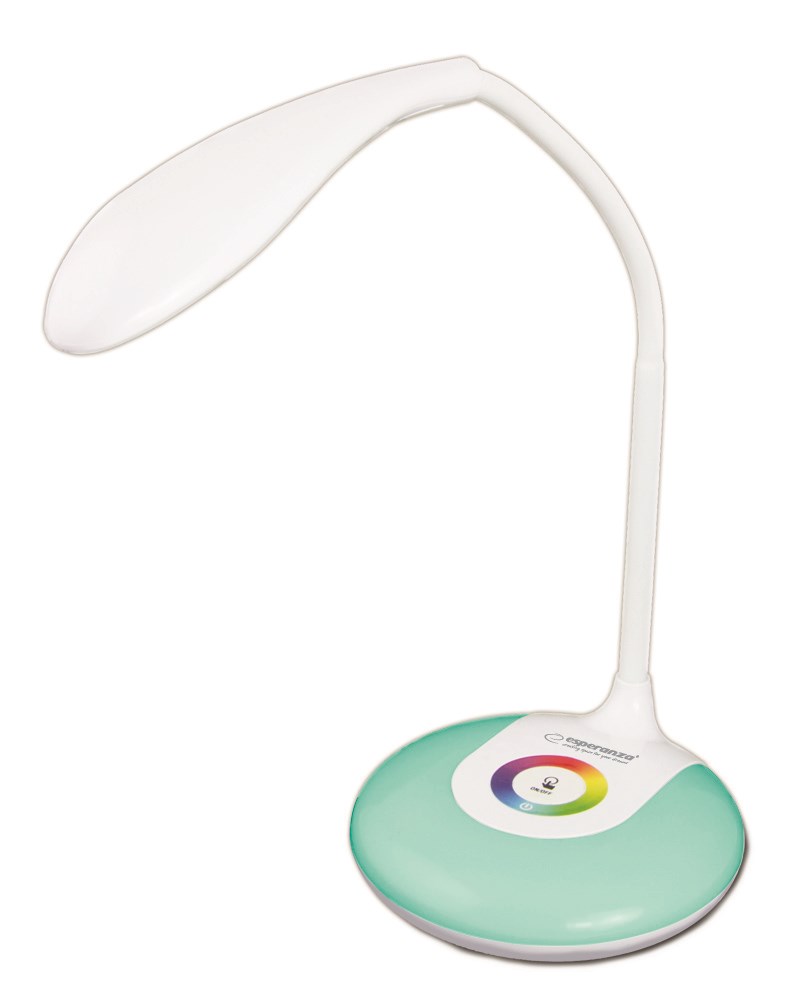 Lampë tavoline Esperanza ELD102, LED, RGB, e bardhë