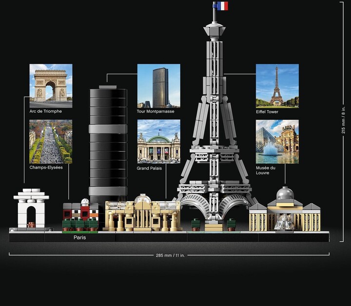 Set figurash LEGO Architecture 21044 Paris