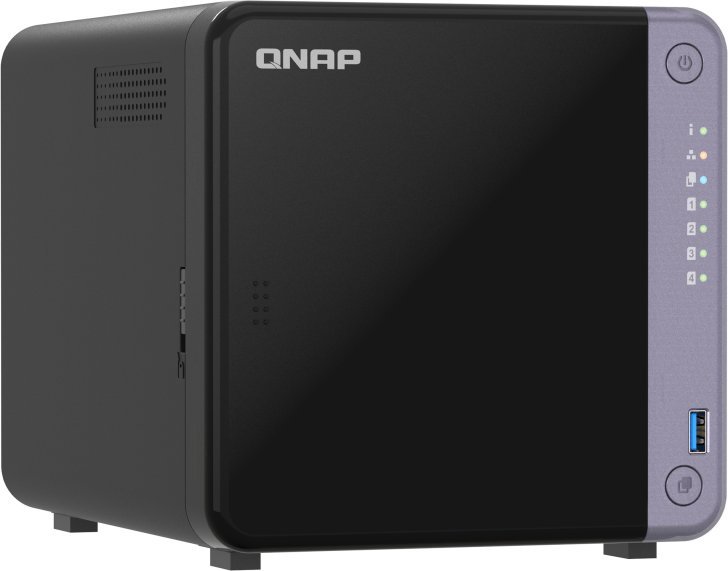 Server NAS QNAP TS-432X-4G, 4 slote, 4GB RAM, i bardhë
