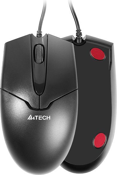 Maus A4Tech OP-550NU, me kabllo, USB, i zi