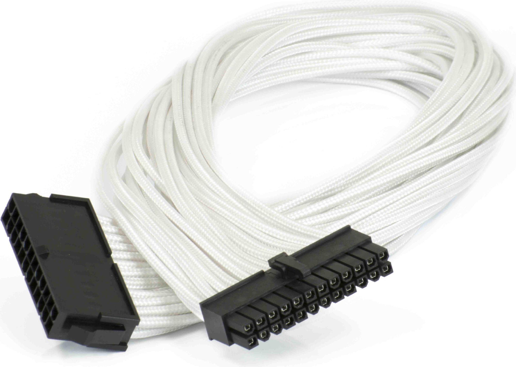 Kabllo për pllakë amë Phanteks PH-CB24P_WT, ATX24 në ATX24, 0.5m, e bardhë