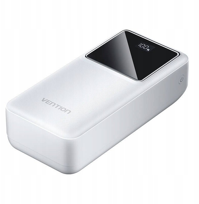 Надворешна батерија Vention, 30000mAh, 22.5W, бела