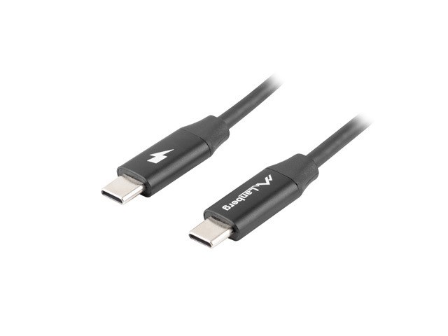 Kabllo Lanberg, USB Type-C / USB Type-C, 1 m, e zezë