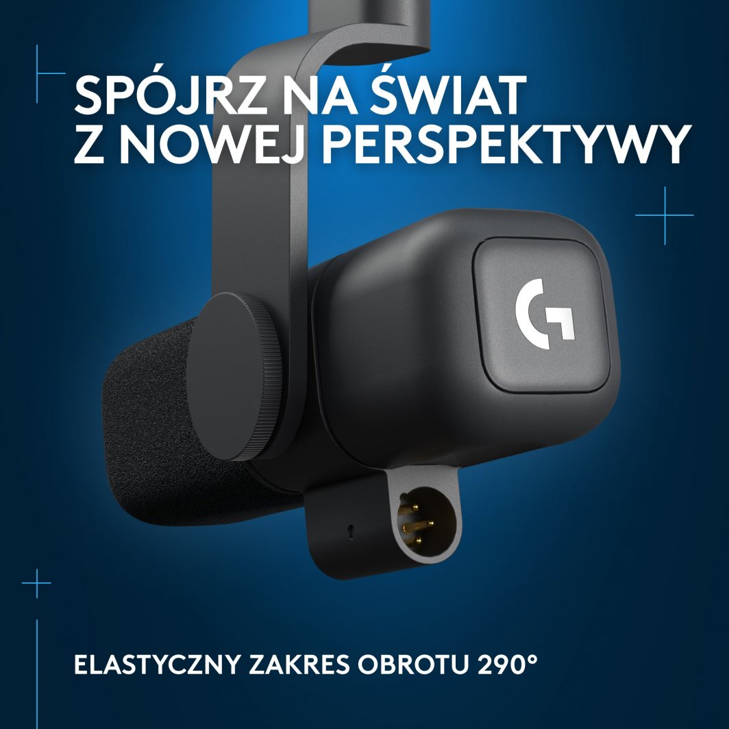 Mikrofon Logitech G Yeti, i zi