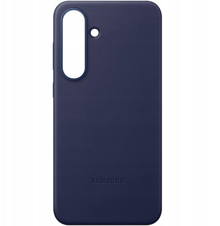 Футрола Samsung Kindsuit Faux Leather за Galaxy S25 FE, ултра тенка, Mystic Blue