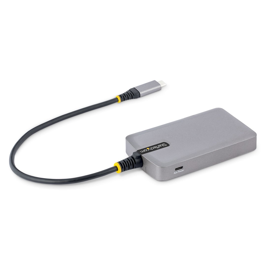 Qendër USB Startech, 4 porte, USB-C, 5Gbps, i argjendtë