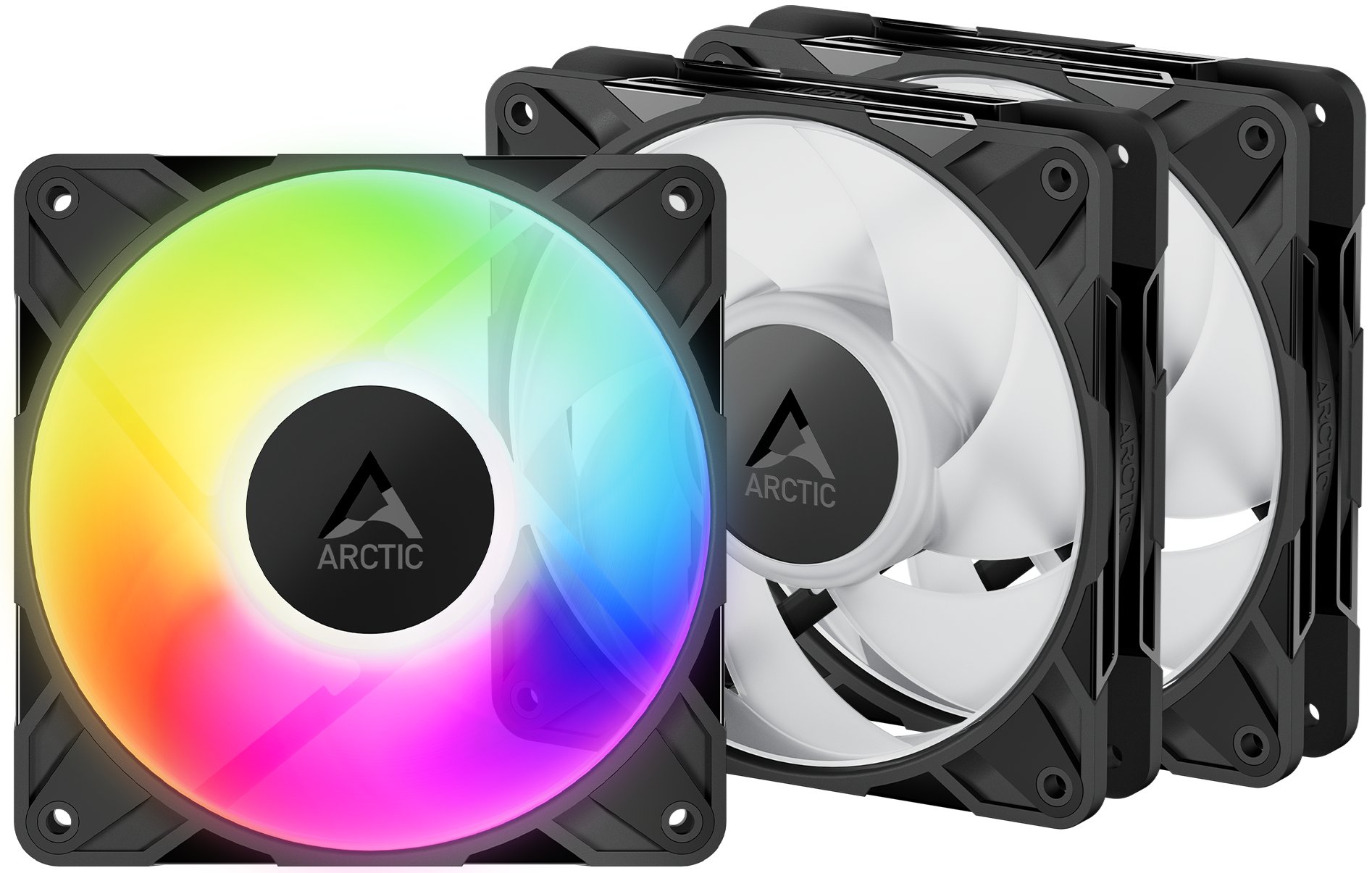 Ventilator Arctic P12 Pro A-RGB, 3-pack, i zi