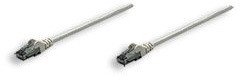 Kabllo rrjeti Intellinet Cat6 UTP, RJ45 mashkull mashkull, 0.3m, gri