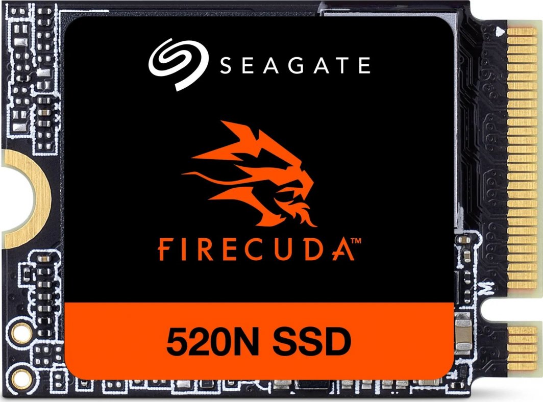 SSD диск Seagate FireCuda 520N, 1TB, M.2 2230 PCI-E x4 Gen4 NVMe