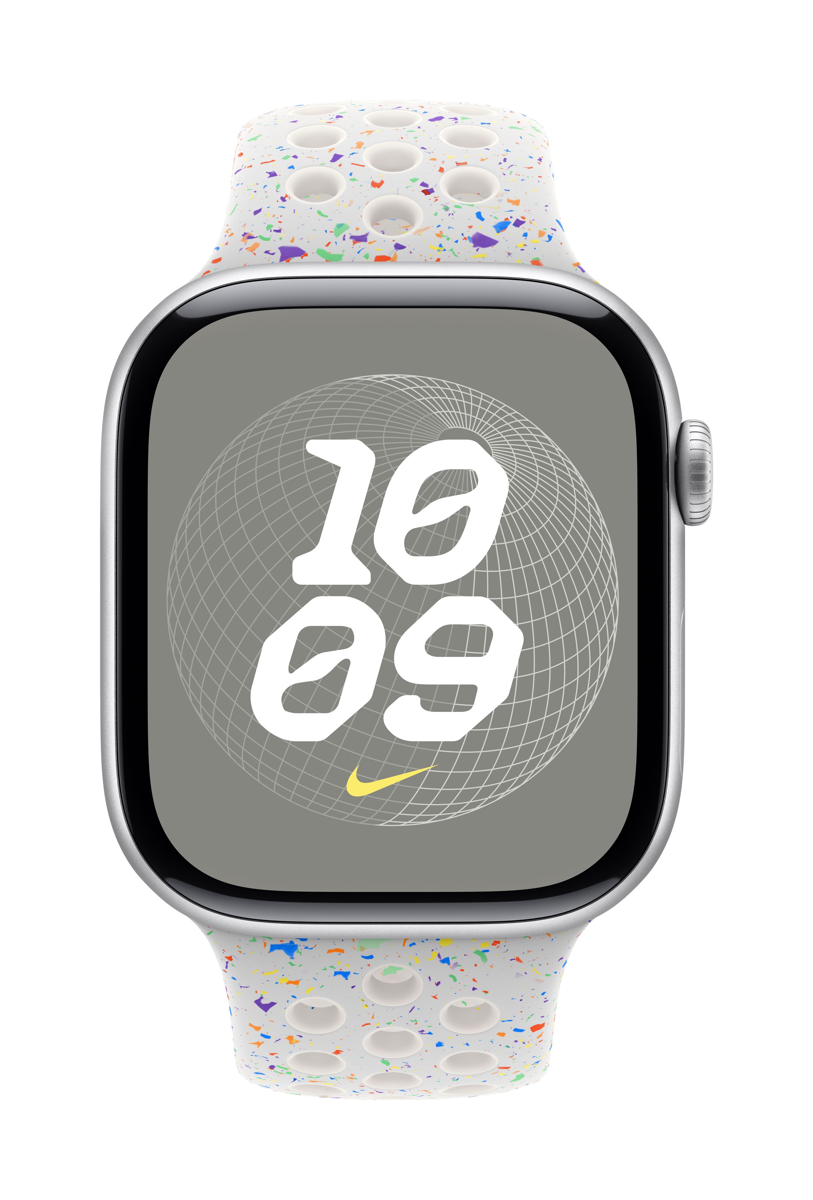 Apple Watch 46mm Nike Sport Band, Pure Platinum Nike Sport Band, M/L