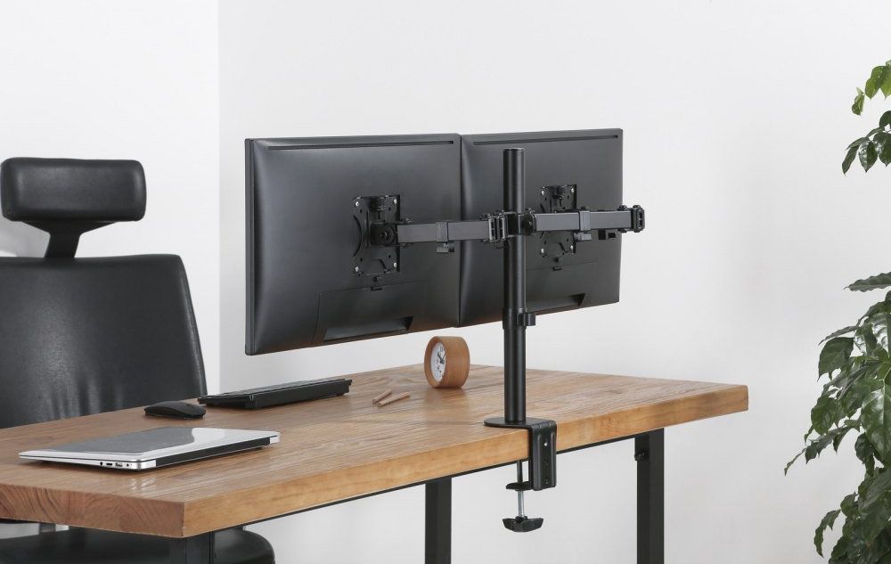 Mbajtëse tavoline për monitorë InLine ICA-LCD 582-D, 13-32", 8kg, e zezë