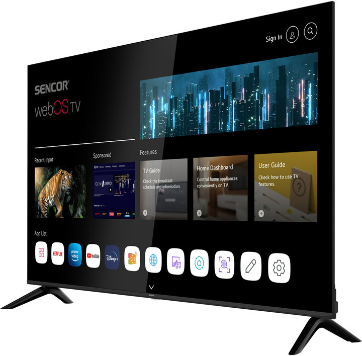 Televizor Sencor SLE 65US801TCSB, 65" (164cm), 4K UHD, i zi