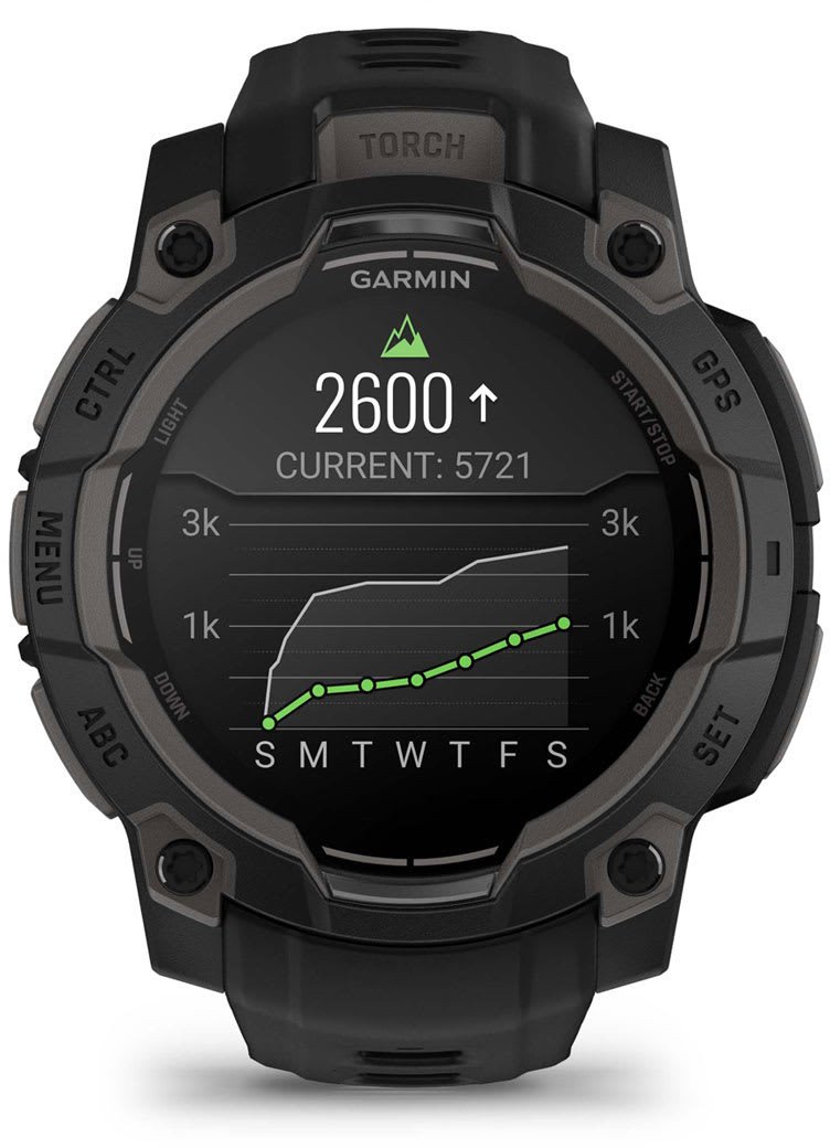 Orë Garmin Instinct 3 AMOLED, 45 mm, e zezë