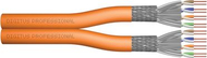 Kabllo rrjeti Digitus S-FTP, CAT7, 1200 MHz, 100 m, portokalli
