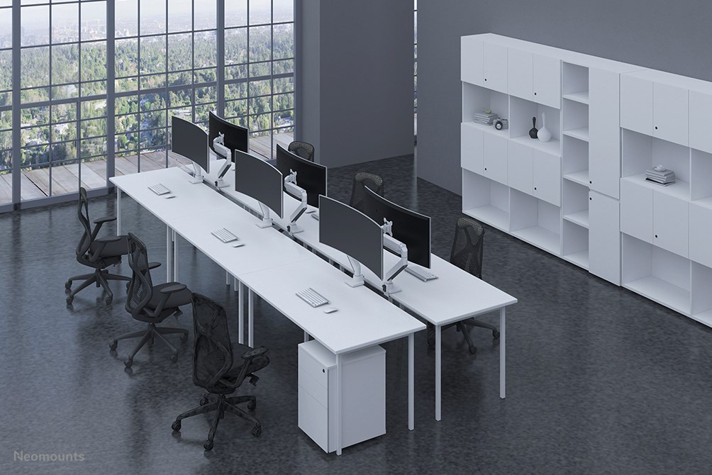 Mbajtëse monitori Neomounts NM-D775WHITEPLUS, 10-49", 18kg, e bardhë