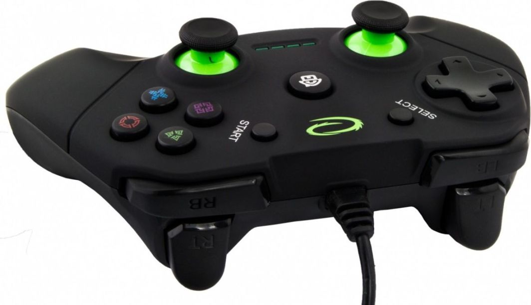 Konzolë për lojëra Gamepad Esperanza Vanquisher, e zezë