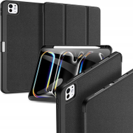 Mbulesë tablet DUX DUCIS Domo Series për iPad Pro 11 M4, funksion stand, me mbajtëse stylus, e zezë