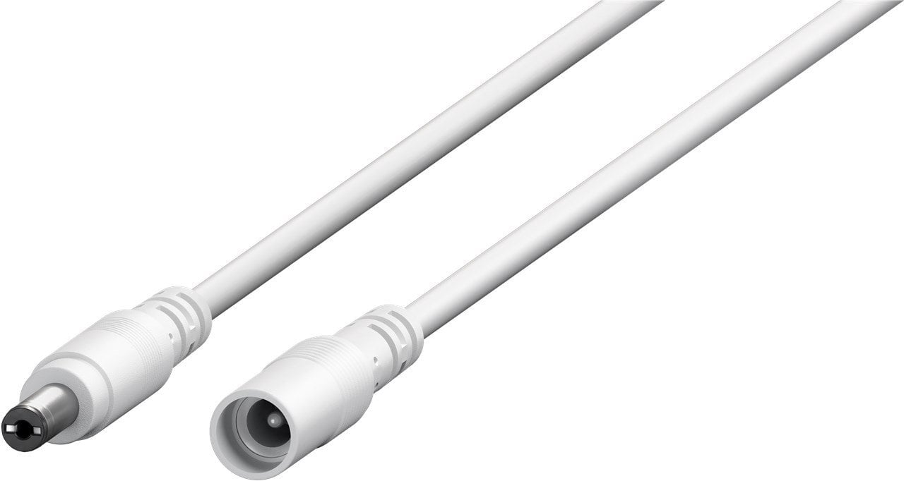 Kabllo zgjatuese DC Goobay, 10 m, 5.5 x 2.1 mm, e bardhë