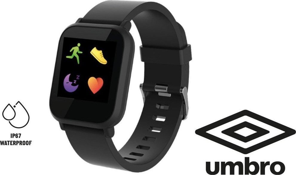 Byzylyk inteligjent Umbro Monitoring Band, ekran 1.3", IP67, i zi 3