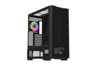 Kornizë kompjuteri Thermaltake S380 TG ARGB, xham i temperuar, ATX, e zezë