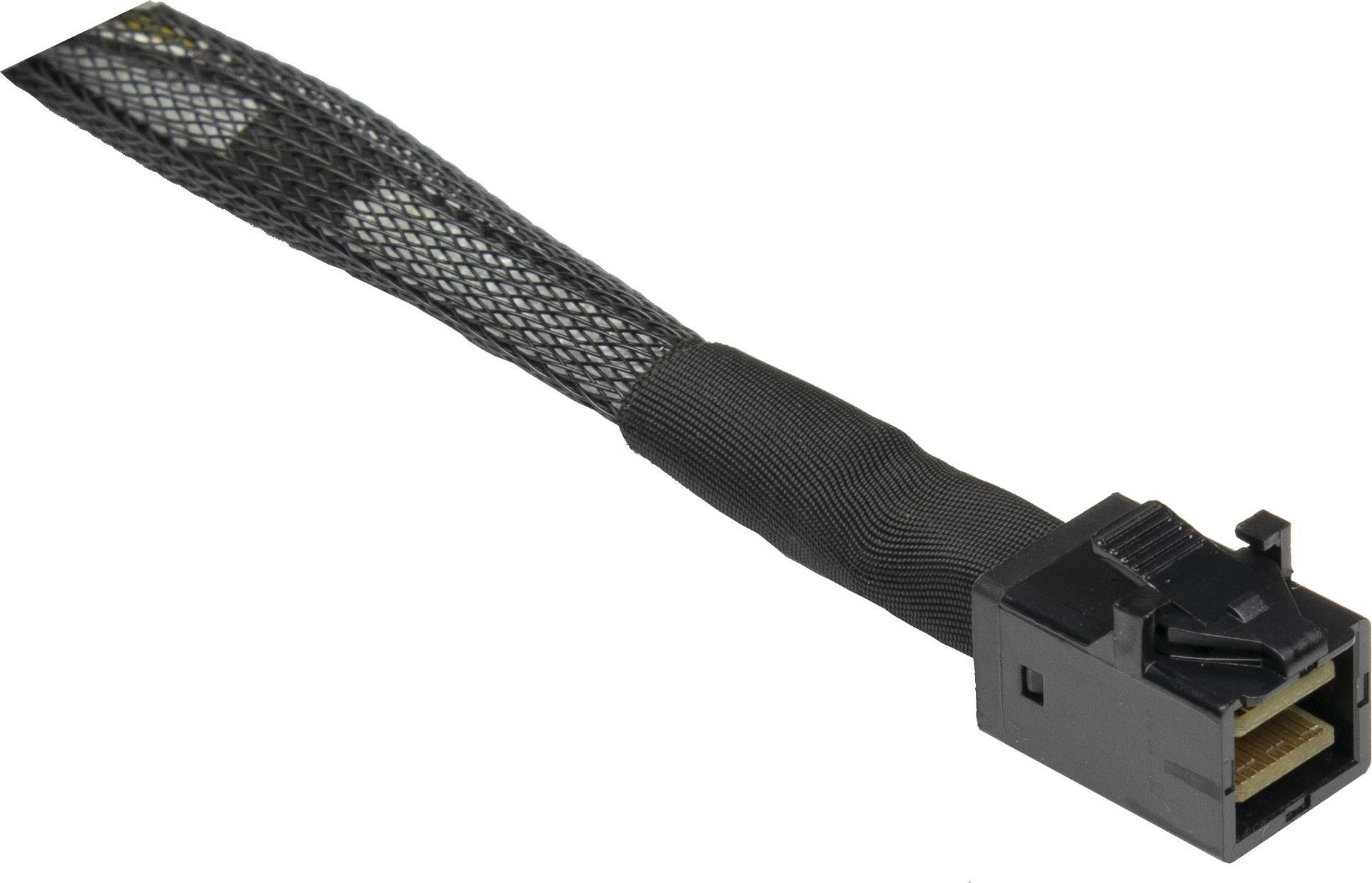 Kabllo Inter-Tech SFF-8654 8i në 2x SFF-8643, 24 Gbit/s, i zi