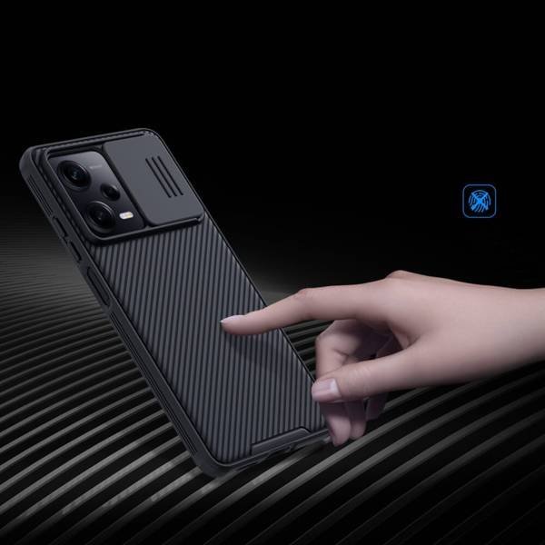Mbulesë telefoni Nillkin Camshield Pro, Xiaomi Redmi Note 12 Pro POCO X5 Pro 5G, e kaltër