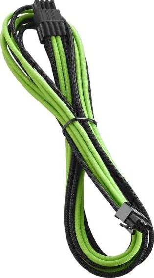 Kabllo zgjeruese PCIe CableMod CM-PRTS-8PCI-N60KKLG, 8 pin në 8 pin, 0.6m, e zezë/ e gjelbër