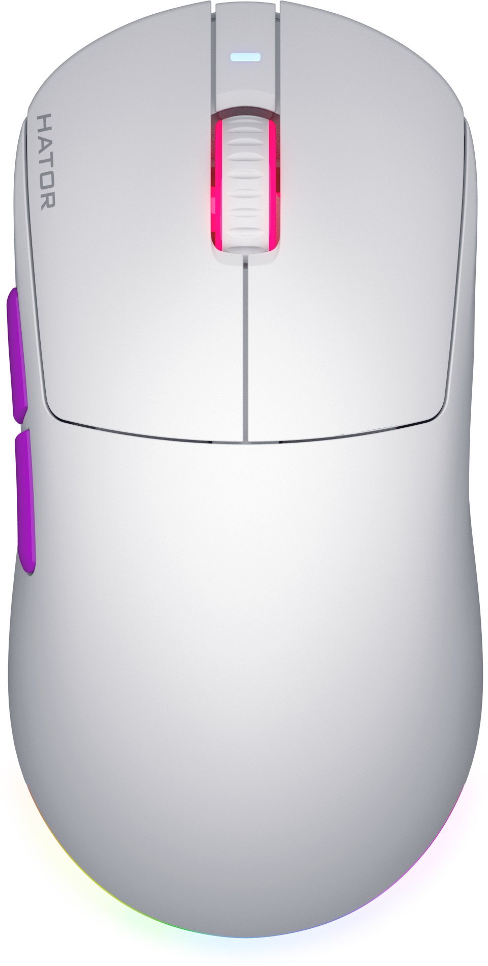 Mouse gaming Hator Quasar 3 Ultra 8K, wireless, i bardhë