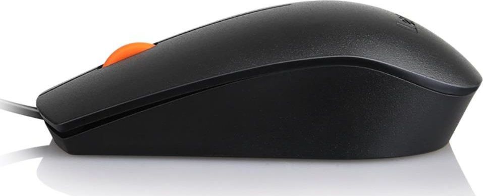 Maus Lenovo 300, me kabllo, USB, i zi