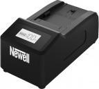 Karikues baterish Newell Ultra Fast, për bateri NP F dhe NP FM, i zi