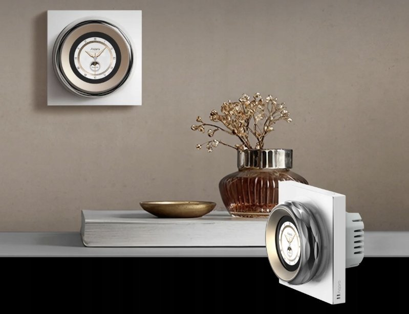 Çelës muri inteligjent Easygates Aqara Touchscreen Dial V1 EU, 2 kanale, ekran 2.08", i bardhë