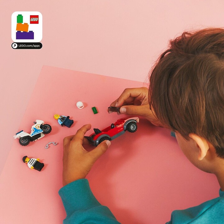 Set LEGO® City 60392 Car chase with dirt bike, 59 pjesë