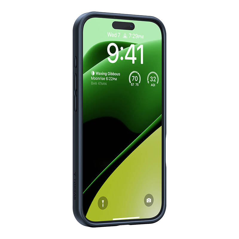 Maskë telefoni Torras Ostand Pro për iPhone 16, magnetike, mbrojtje nga goditjet, e zezë