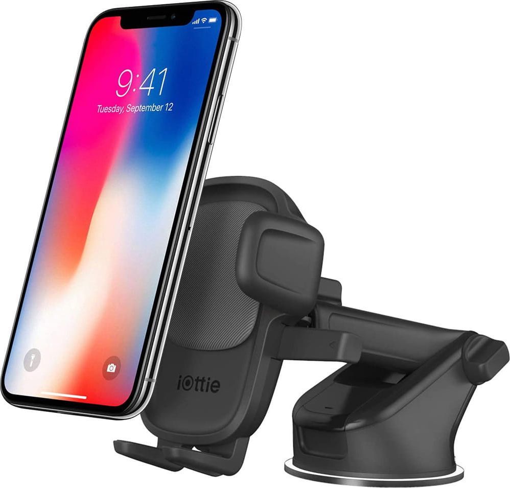 Mbajtëse telefon për makinë iOttie Easy One Touch 5, e zezë