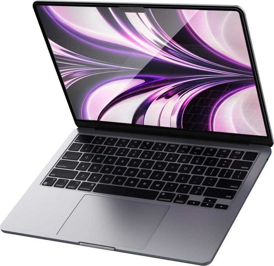 Mbrojtësi i ekranit Spigen Glass FC për MacBook Air 13" 2022, qelq i kalitur, i tejdukshëm