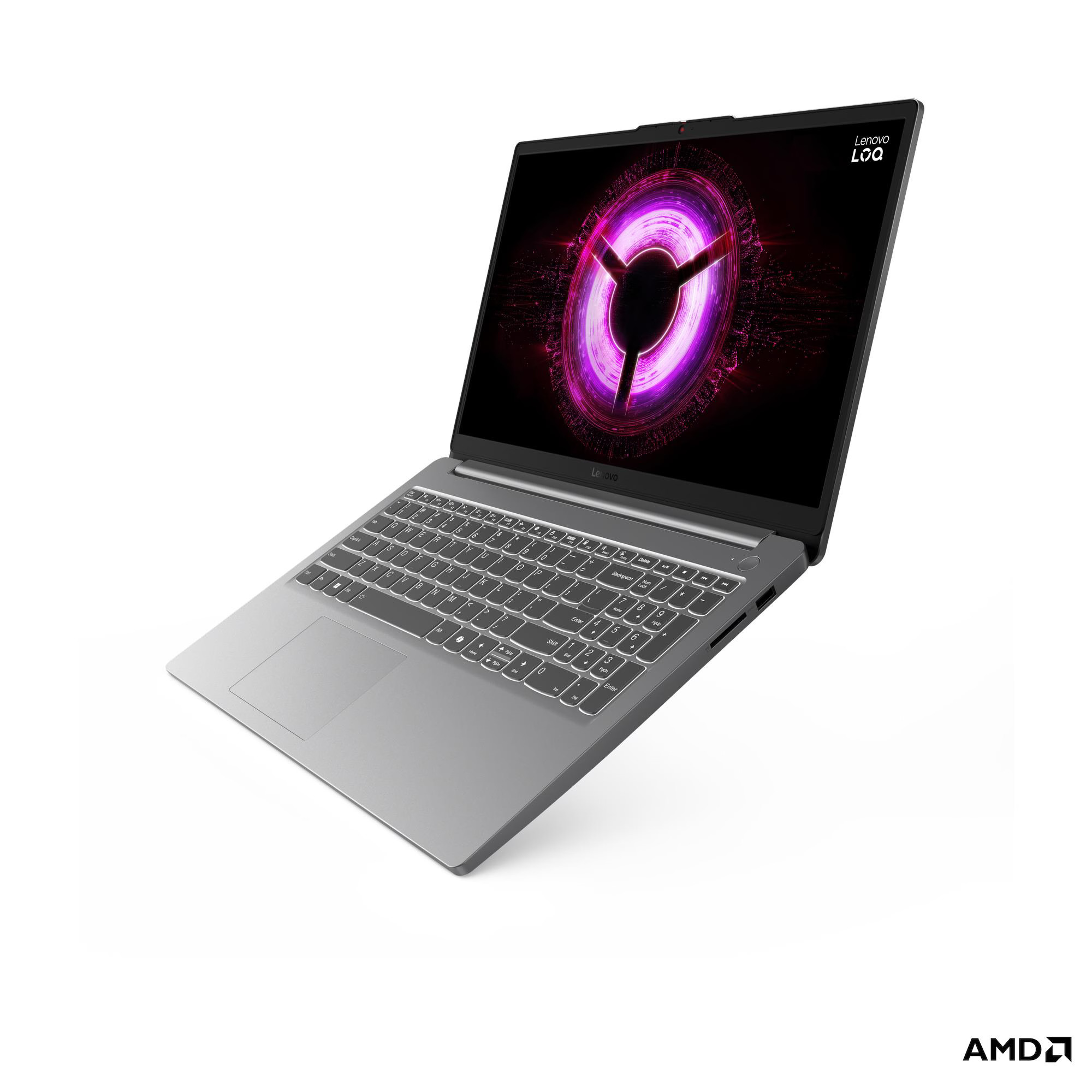 Laptop Lenovo LOQ Essential 15ARP10E, 15.6", FHD, AMD Ryzen™ 5 150, 16GB SODIMM DDR5, 512GB SSD, LA1, i hirtë