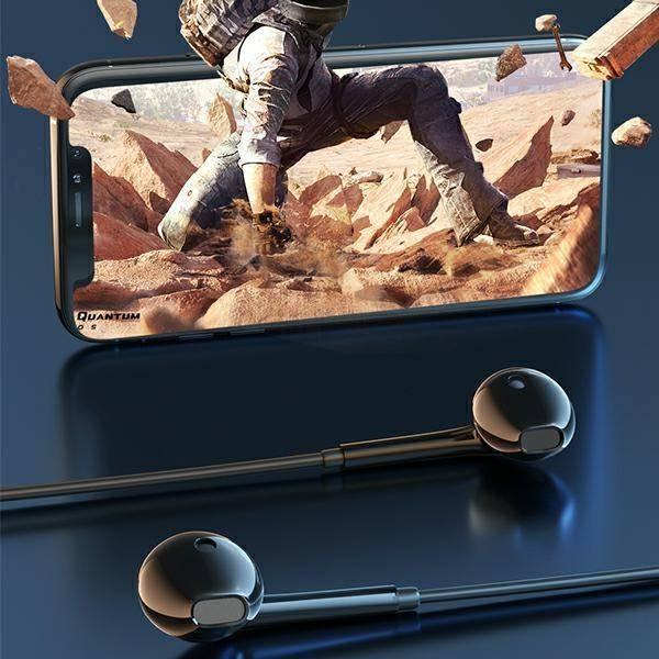 Kufje in-ear Awei PC-7, me mikrofon, 3.5mm, të zeza