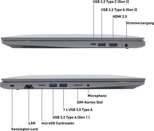 Laptop Terra Mobile 1717R, 17.3", Intel Core i7, 16GB RAM, gri