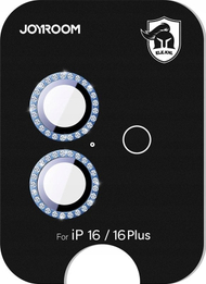 Mbrojtës lente kamere Joyroom JR-MSJ0273, për iPhone 16 iPhone 16 Plus, xham Corning, blu