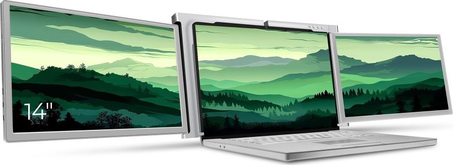 Monitor portativ Misura 3M1400S1, 14", USB C, i argjendtë
